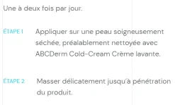 ABCDerm Cold-cream crème visage nourrissante Bioderma - tube de 45 ml