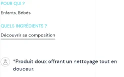 ABCDerm Gel moussant Bioderma - flacon de 1L