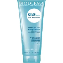 ABCDerm moussant gel nettoyant doux Bioderma - tube de 200 ml