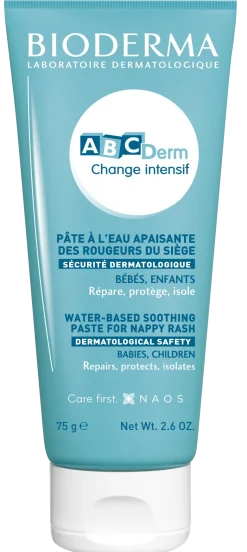ABCDerm Pâte à l'Eau Apaisante Des Rougeurs du Siège Bioderma - tube de 75 g