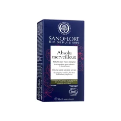 Absolu Merveilleux Sérum anti-rides intégral Sanoflore - Flacon compte-gouttes de 30ml