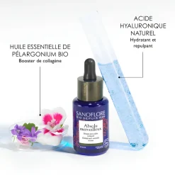 Absolu Merveilleux Sérum anti-rides intégral Sanoflore - Flacon compte-gouttes de 30ml