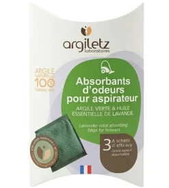 Absorbants d'odeurs pour aspirateur Argiletz - 3 absorbants d'odeurs
