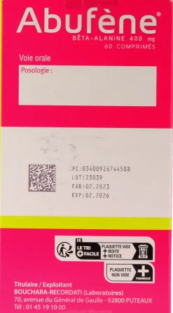 Abufène Bouchara 400 mg – 60 comprimés