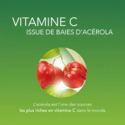 Acerola 1000 Vitamine C Arkopharma - boîte de 30 comprimés