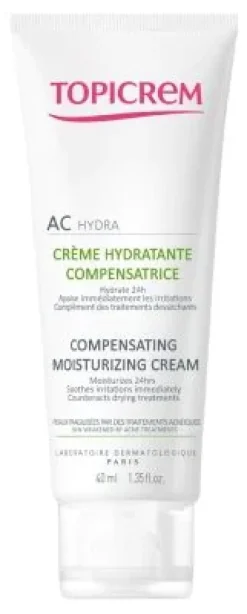AC Hydra Crème hydratante compensatrice Topicrem - tube de 40 ml