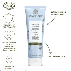 Aciana botanica gelée d'huile démaquillante Sanoflore - lot de 2 tubes de 125 ml