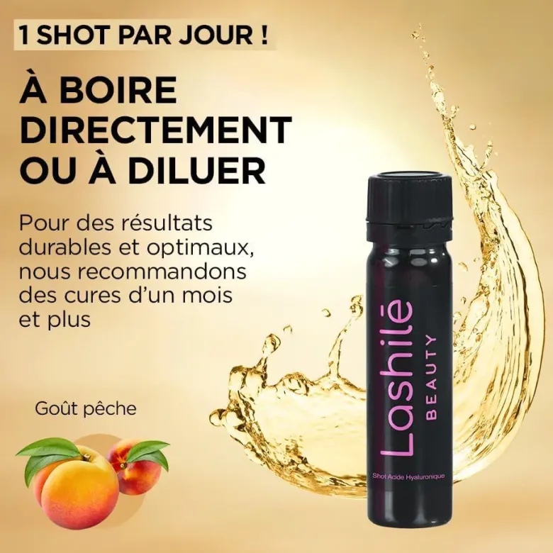 Acide hyaluronique Lashilé Beauty - boite de 14 shots