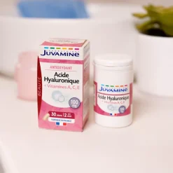 Acide hyaluronique vitamines A, C, E Juvamine - boite de 60 gélules