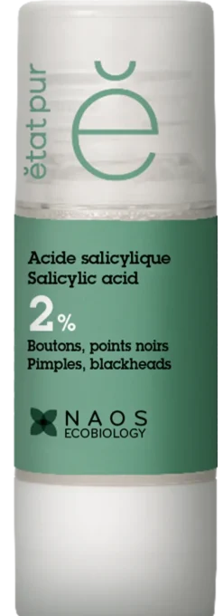 Acide Salicylique 2% boutons et points noirs Etat Pur - flacon de 15ml