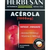 Acérola 1000 g + vitamine C 180mg goût orange Herbesan - boite de 30 comprimés à croquer
