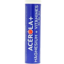 Acérola, magnésium, vitamines Herbesan - boite de 30 comprimés à croquer