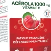 Acérola 1000mg + vitamine C Superdiet - boîte de 30 comprimés effervescents