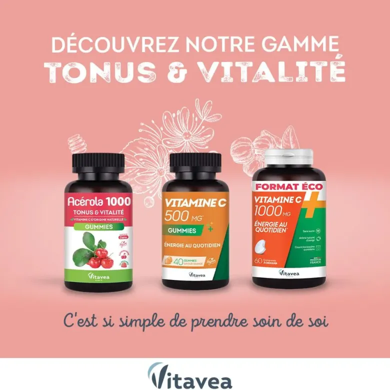 Acérola 1000 Nutrisanté - 60 comprimés à croquer