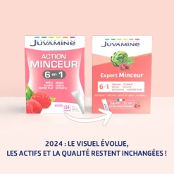 Action minceur 6 en 1 Juvamine - 14 sticks