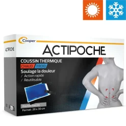Actipoche coussin grand modèle 20x30 cm chaud et froid réutilisable - 1 poche