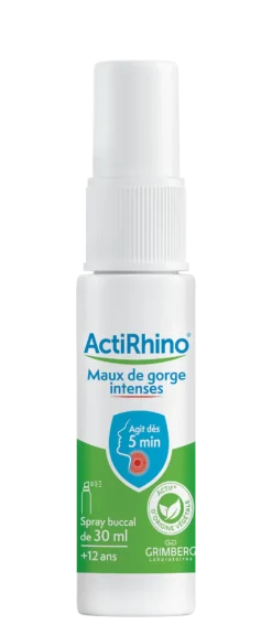 ActiRhino Spray maux de gorge intenses Grimberg - spray de 30ml