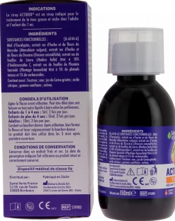 Actirub Toux Sèche et Grasse Santé Verte - flacon de 150 ml