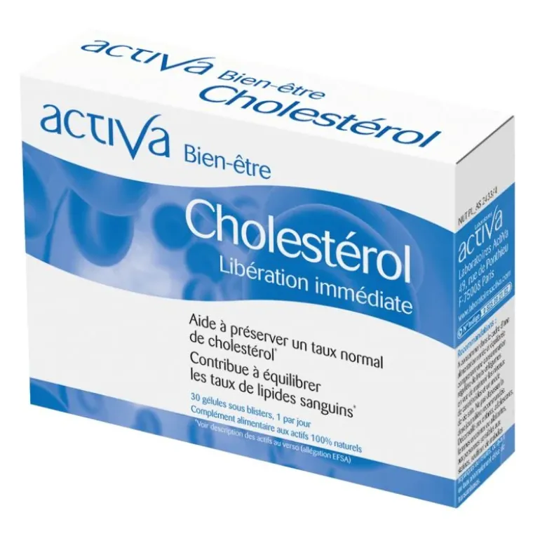 Activa bien-être cholesterol - boite de 30 gélules