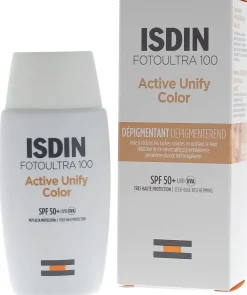 Active Unify Color dépigmentant SPF 50+ Foto Ultra 100 Isdin - flacon de 50ml
