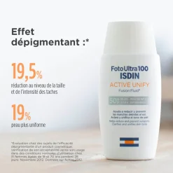 Active Unify dépigmentant SPF50+ Foto Ultra 100 Isdin - flacon de 50ml