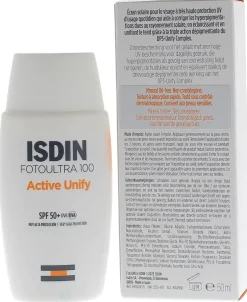 Active Unify dépigmentant SPF50+ Foto Ultra 100 Isdin - flacon de 50ml