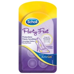 ActivGel Party feet protections points sensibles Scholl - 6 coussinets