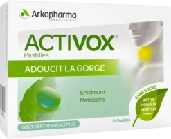Activox pastilles menthe eucalyptus Arkopharma - boîte de 24 pastilles