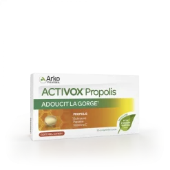 Activox Propolis miel citron Arkopharma - boîte de 20 comprimés