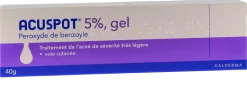 Acuspot 5 % Galderma – peroxyde de benzoyle, gel, tube 40 g