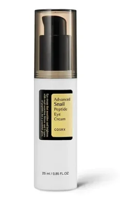 Advanced snail soin contour des yeux aux peptides et bave d'escargot Cosrx - flacon-pompe de 25ml