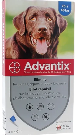 Advantix grand chien de plus de 25 kg Bayer