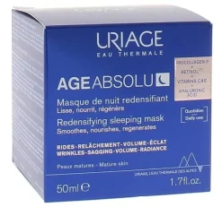 Age Absolu Masque de nuit redensifiant Uriage - pot de 50ml