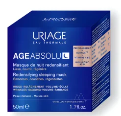 Age Absolu Masque de nuit redensifiant Uriage - pot de 50ml