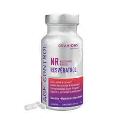 Age control NR resvératrol Granions - pot de 60 comprimés