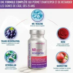 Age control NR resvératrol Granions - pot de 60 comprimés