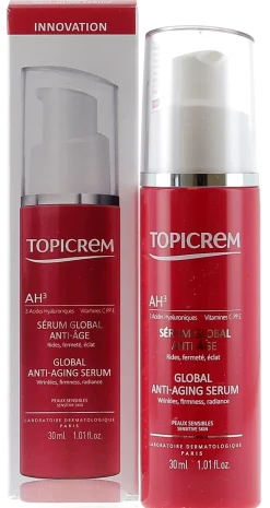 AH3 Sérum global anti-âge Topicrem - flacon pompe de 30ml