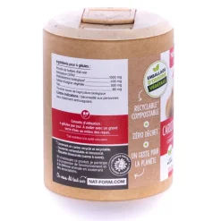 Ail noir Bio Ecoresponsable Nat&form - Boite de 200 gélules