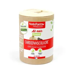 Ail noir fermenté Ecoresponsable Nat&form - Boite de 60 gélules