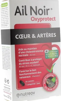 Ail noir oxyprotect Nutreov - boite de 30 comprimés