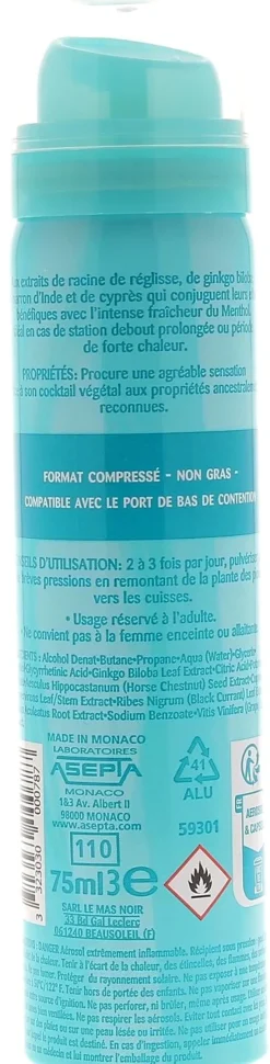 Akileïne jambes légères cryo relaxant – spray 75 ml