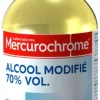 Alcool modifié 70% vol Mercurochrome - flacon de 200 ml