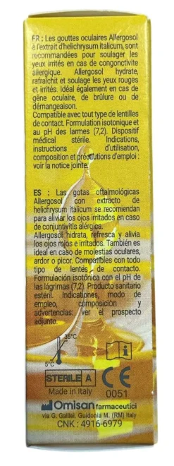 Allergosol yeux sensibles aux allergies Eye Care - flacon de 10ml