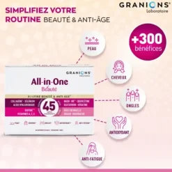All-in-one beauté routine beauté et anti-âge Granions - boite de 60 comprimés