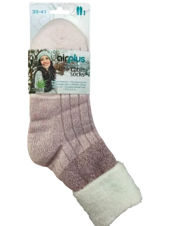 Aloe Cabin Socks Chaussettes hydratantes cocooning 35-41 Airplus - une paire de chaussettes