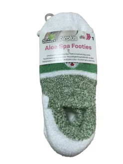 Aloe Spa Footies chaussettes courtes hydratantes 36-41 Noël Airplus - une paire de chaussettes