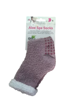 Aloe Spa Socks Chaussettes hydratantes 36-41 Airplus - une paire de chaussettes