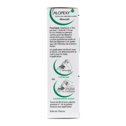 Alopexy 2% solution pour application cutanée - boîte de 3 flacons de 60ml