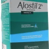 Alostil 2% solution pour application cutanée - boîte de 3 flacons de 60ml