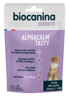 Alphacalm Tasty Chat Biocanina - sachet de 30 bouchées